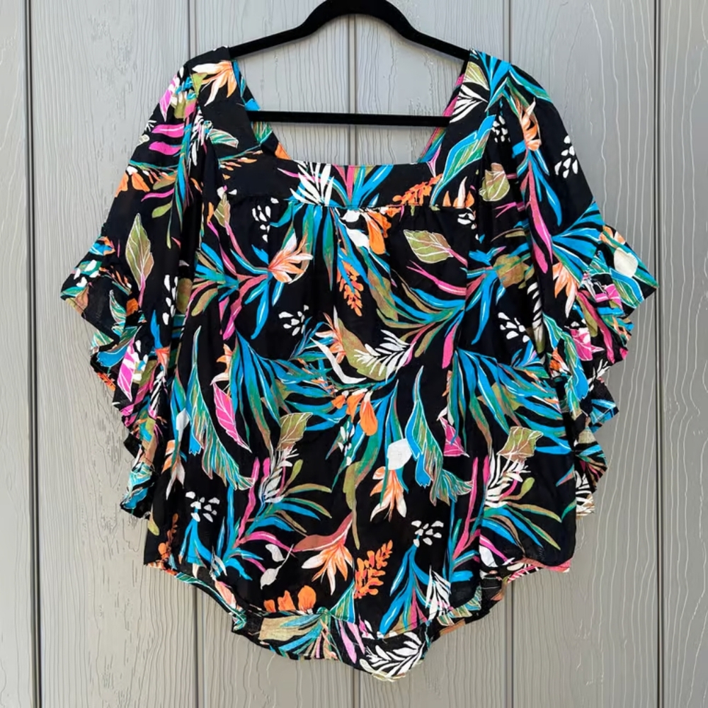 Floral Multicolor Women's Top